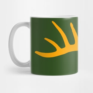 Blaze Orange Shed Antler Mug